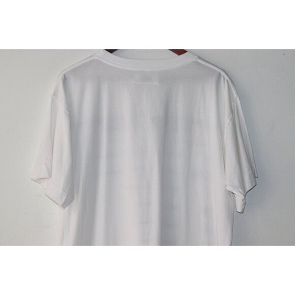 MM6 Maison Margiela Women's/Unisex Small White Oversize Tag & Flyer T-Shirt $925 - Picture 11 of 11